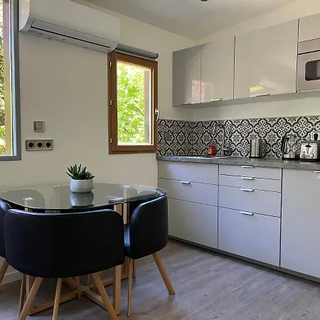 Studio Luxe + Jardin Et Terrasse Pontoise Buitenkant foto